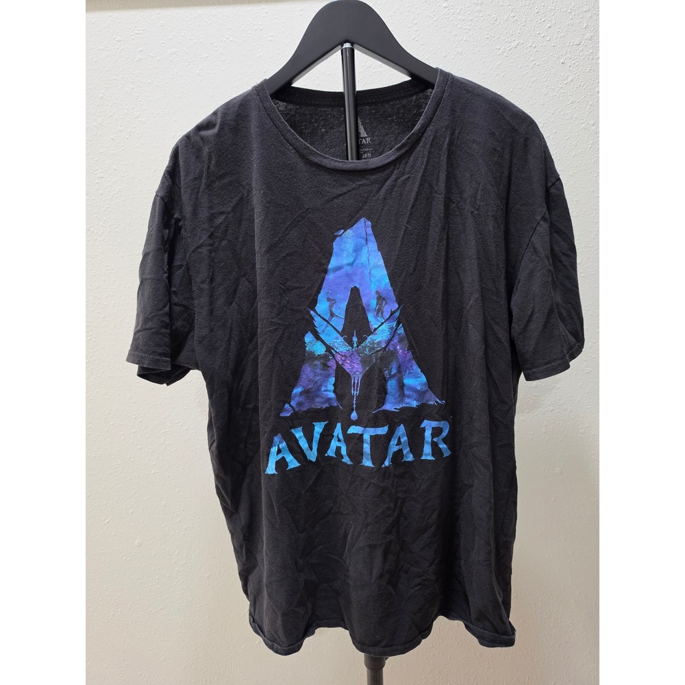 Avatar Way of Water Movie Graphic T-Shirt Mens 2XL Black 20th Century Studios